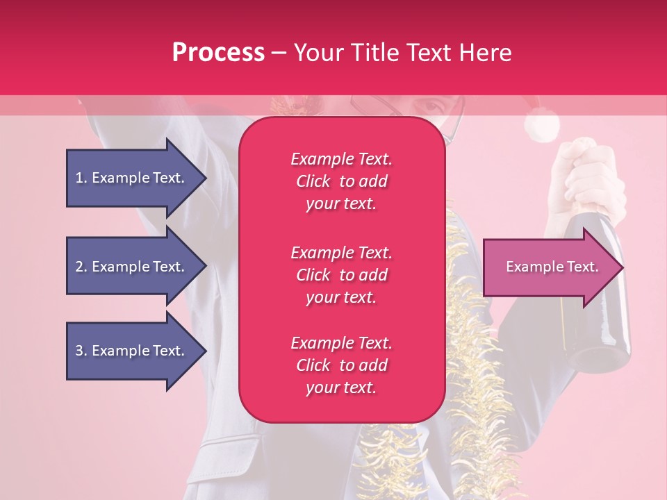 Caucasian People Work PowerPoint Template