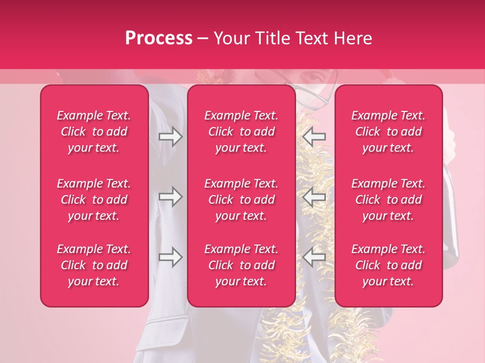 Caucasian People Work PowerPoint Template