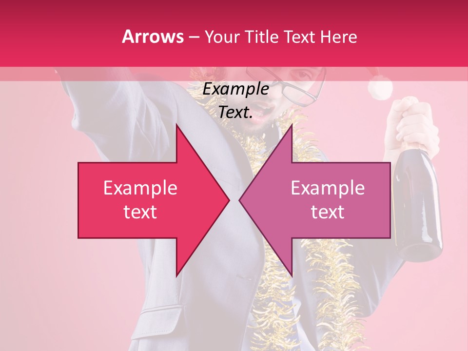 Caucasian People Work PowerPoint Template