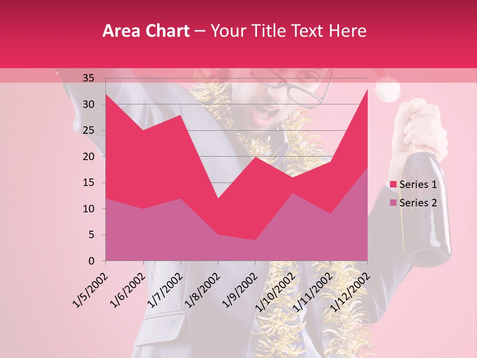 Caucasian People Work PowerPoint Template
