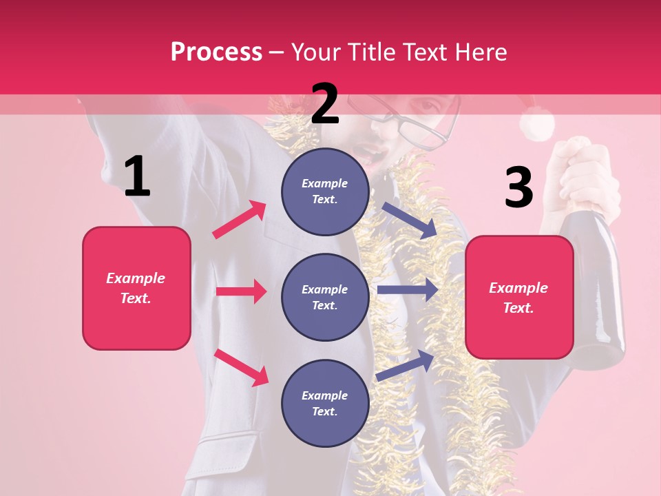 Caucasian People Work PowerPoint Template