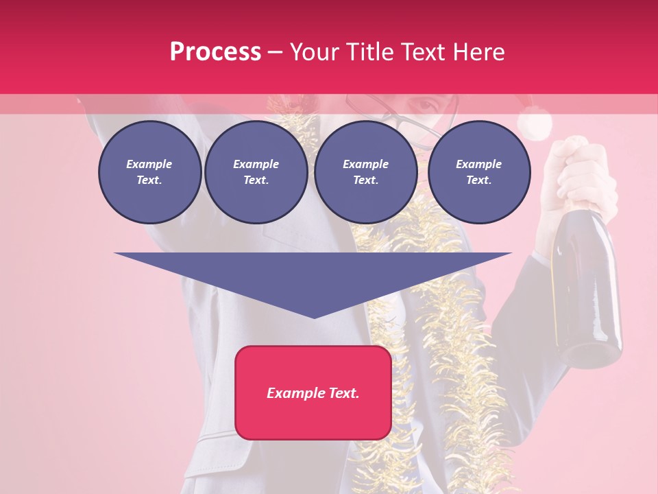 Caucasian People Work PowerPoint Template