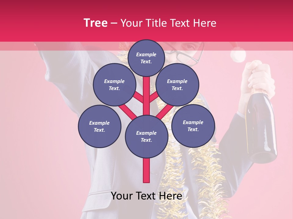 Caucasian People Work PowerPoint Template