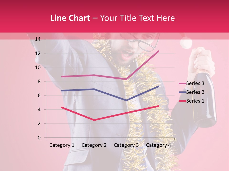 Caucasian People Work PowerPoint Template