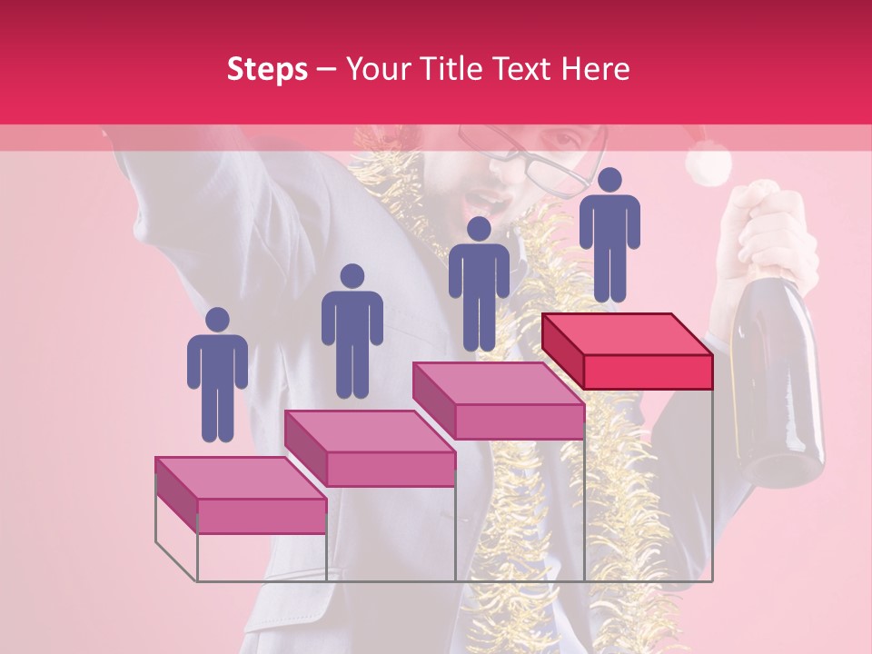 Caucasian People Work PowerPoint Template