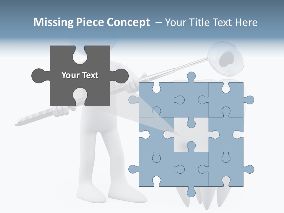 Dentistry Heal Man PowerPoint Template