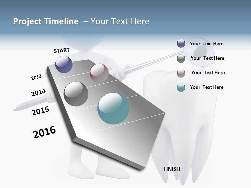 Dentistry Heal Man PowerPoint Template