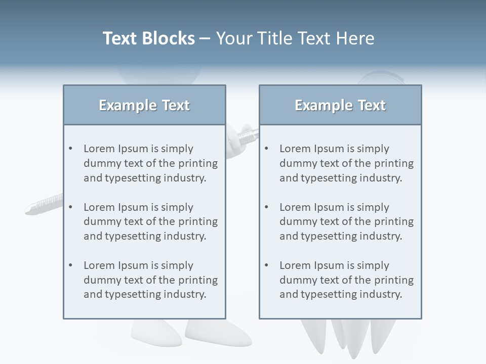 Dentistry Heal Man PowerPoint Template