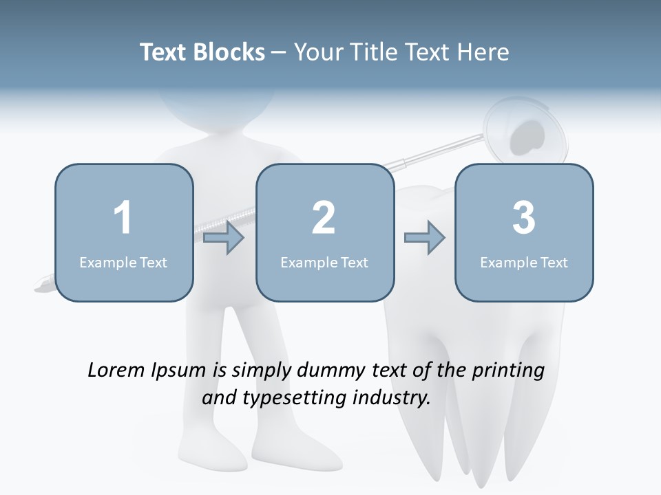 Dentistry Heal Man PowerPoint Template