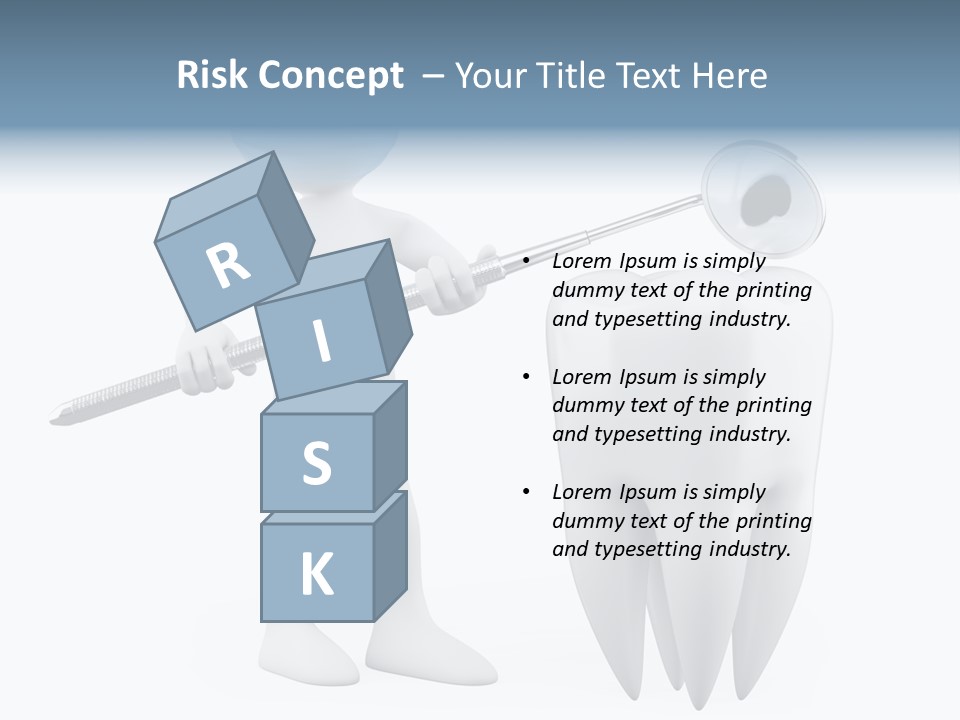 Dentistry Heal Man PowerPoint Template