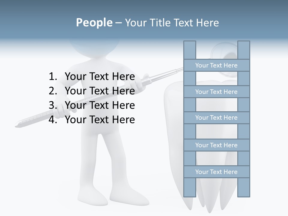 Dentistry Heal Man PowerPoint Template