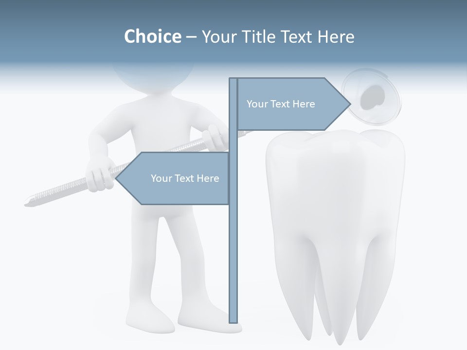 Dentistry Heal Man PowerPoint Template