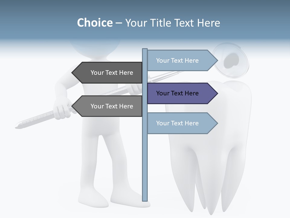 Dentistry Heal Man PowerPoint Template