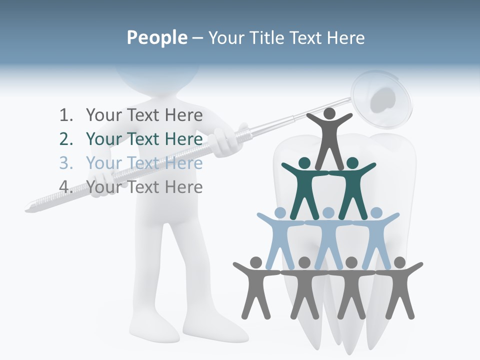 Dentistry Heal Man PowerPoint Template