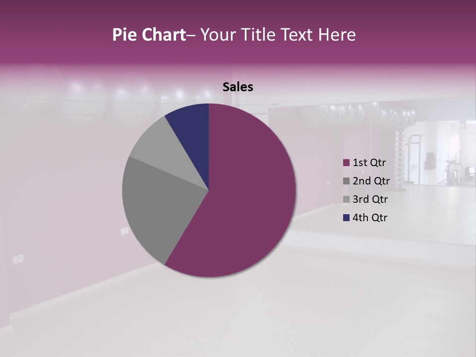 Set  Gym PowerPoint Template