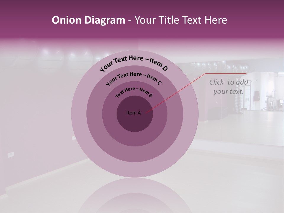 Set  Gym PowerPoint Template