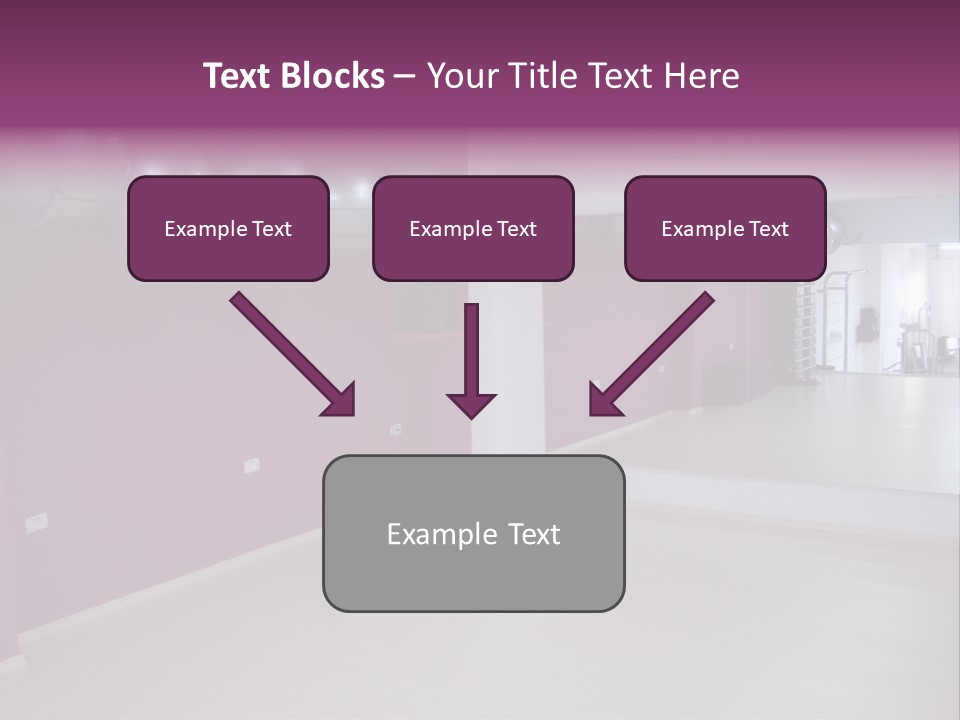 Set  Gym PowerPoint Template
