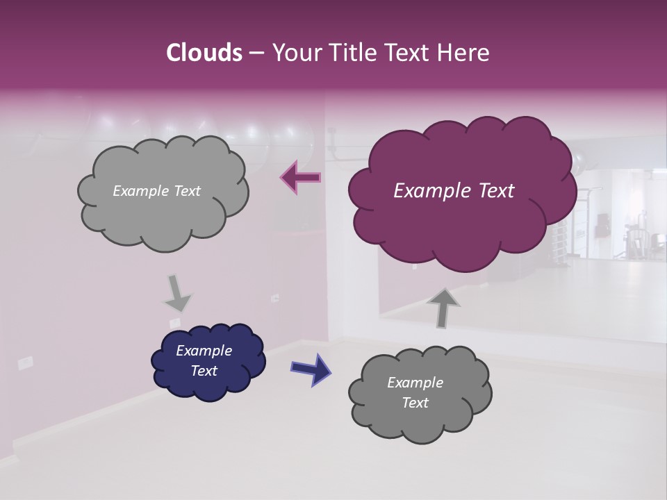 Set  Gym PowerPoint Template