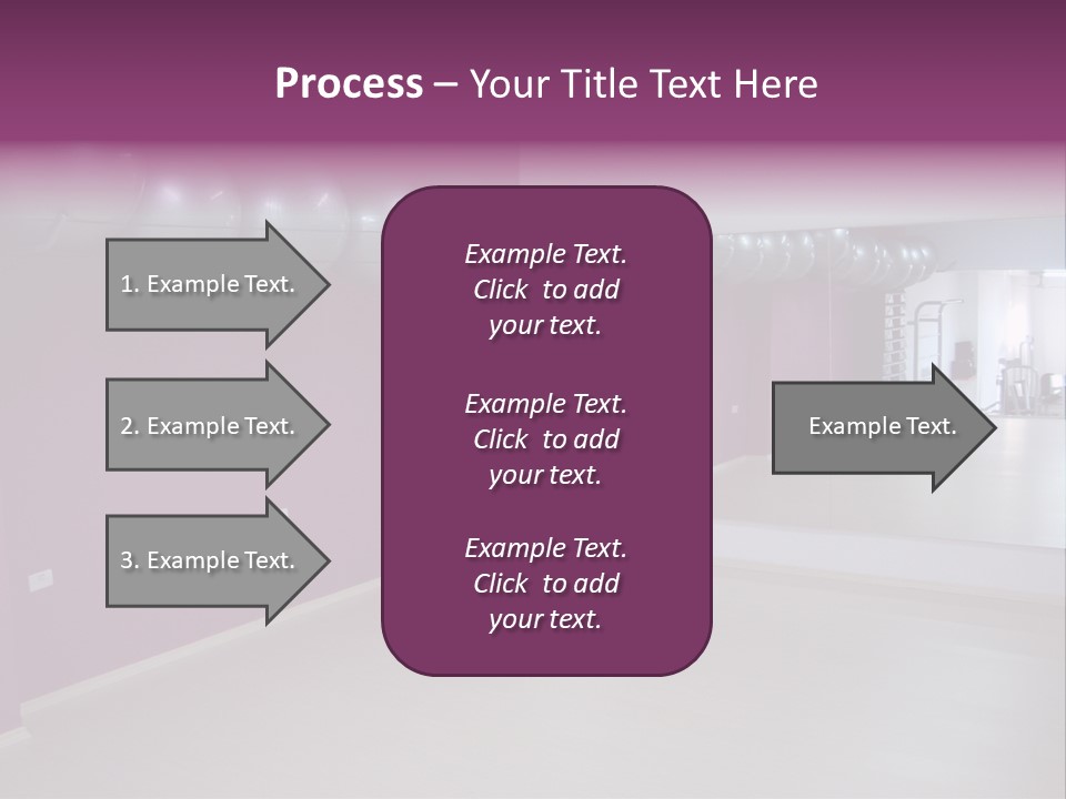 Set  Gym PowerPoint Template