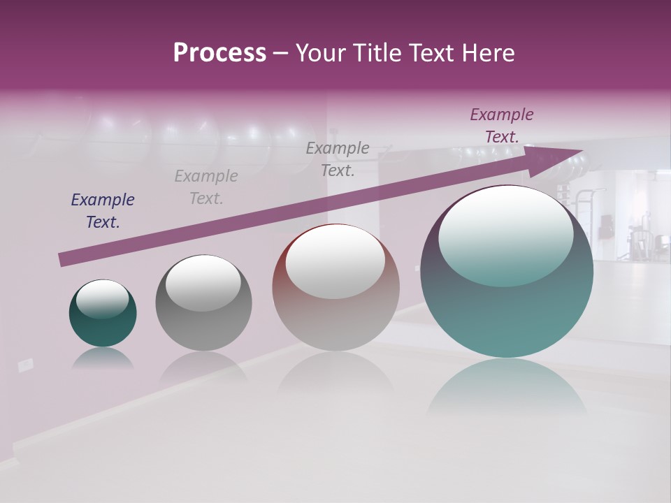 Set  Gym PowerPoint Template