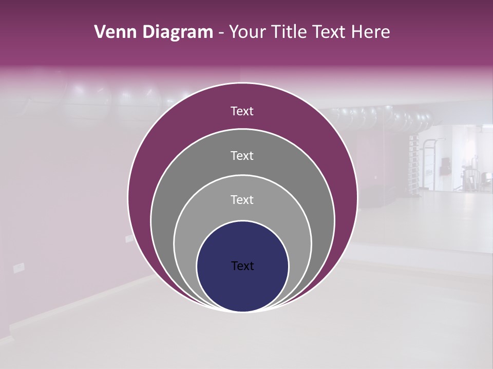 Set  Gym PowerPoint Template