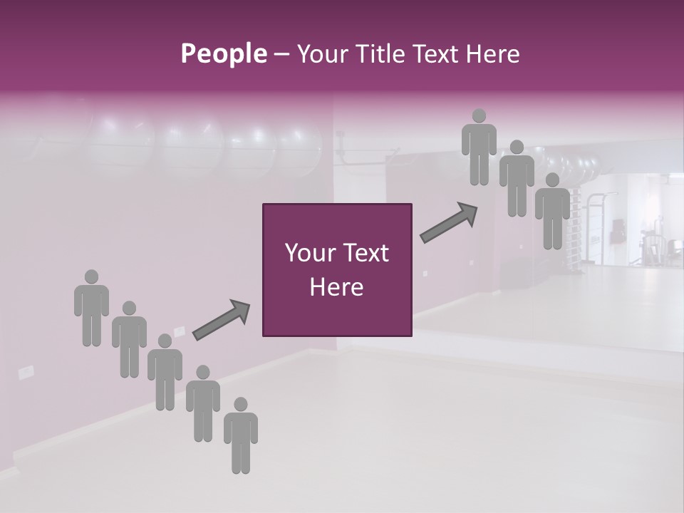 Set  Gym PowerPoint Template