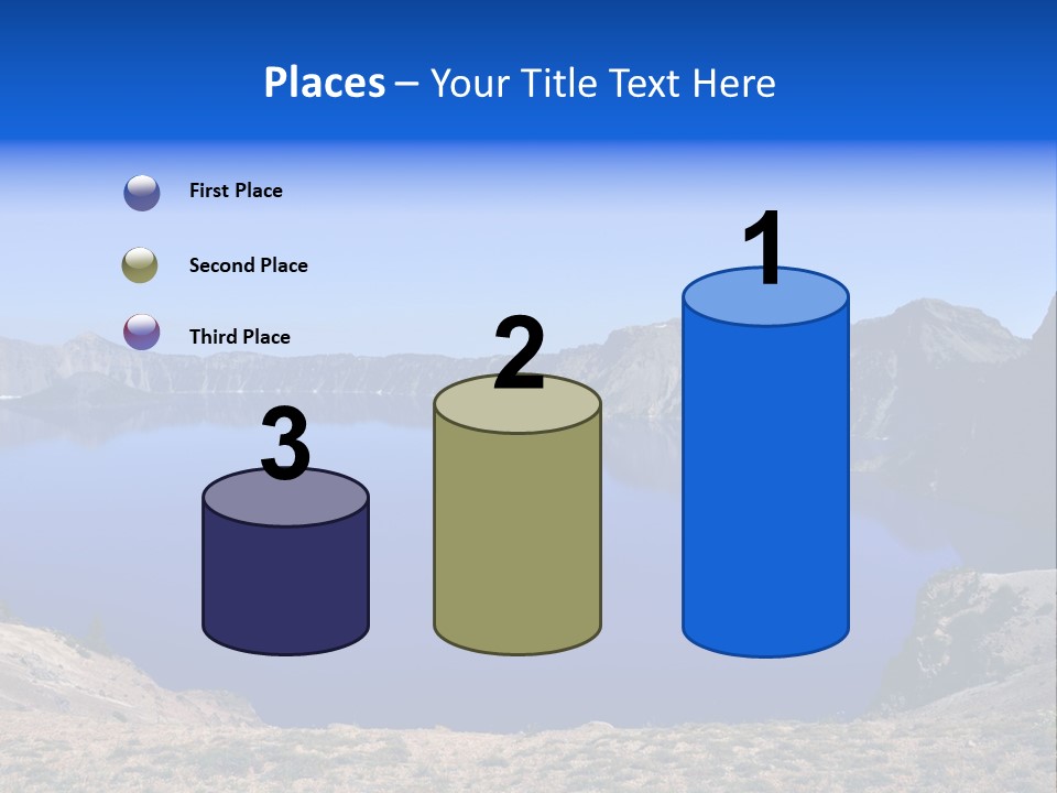 Oregon Lake Deep PowerPoint Template