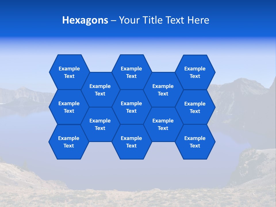 Oregon Lake Deep PowerPoint Template