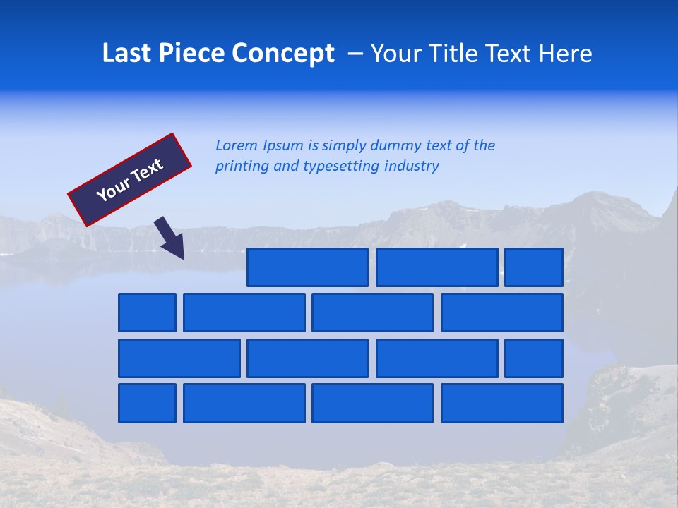 Oregon Lake Deep PowerPoint Template