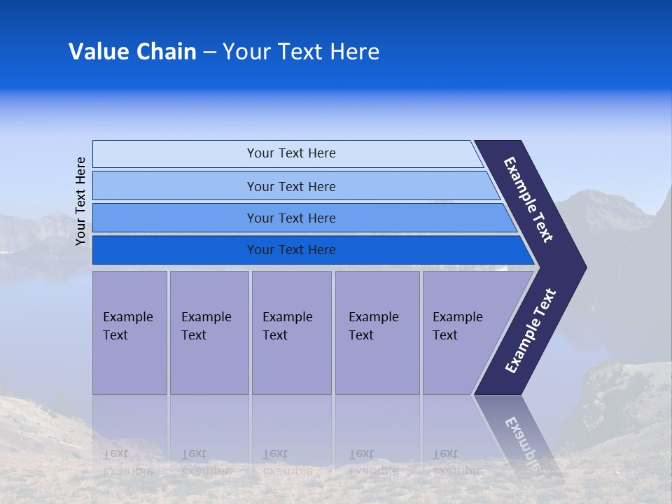 Oregon Lake Deep PowerPoint Template