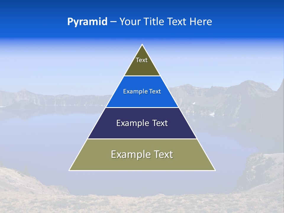 Oregon Lake Deep PowerPoint Template
