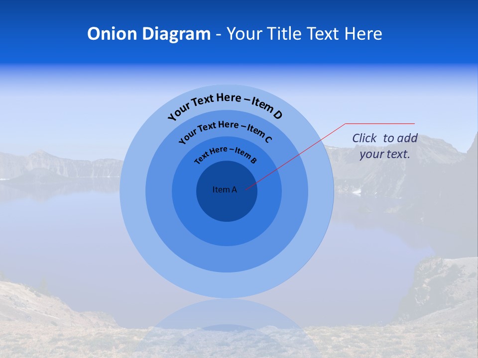 Oregon Lake Deep PowerPoint Template