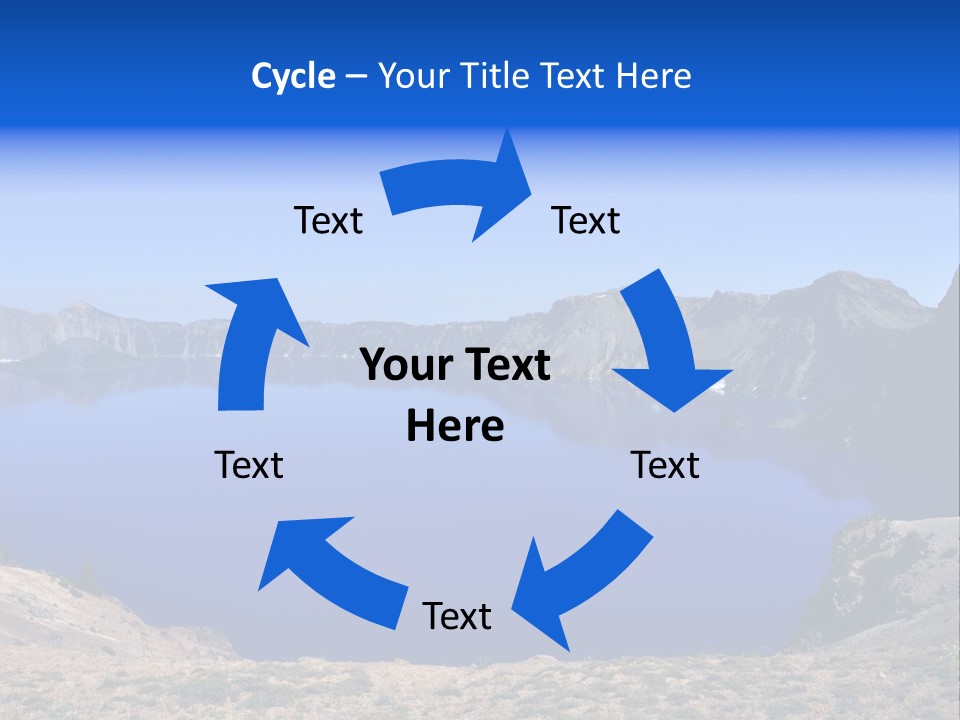 Oregon Lake Deep PowerPoint Template