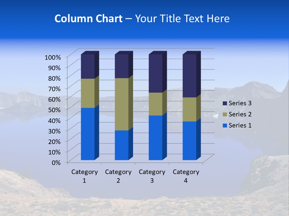 Oregon Lake Deep PowerPoint Template