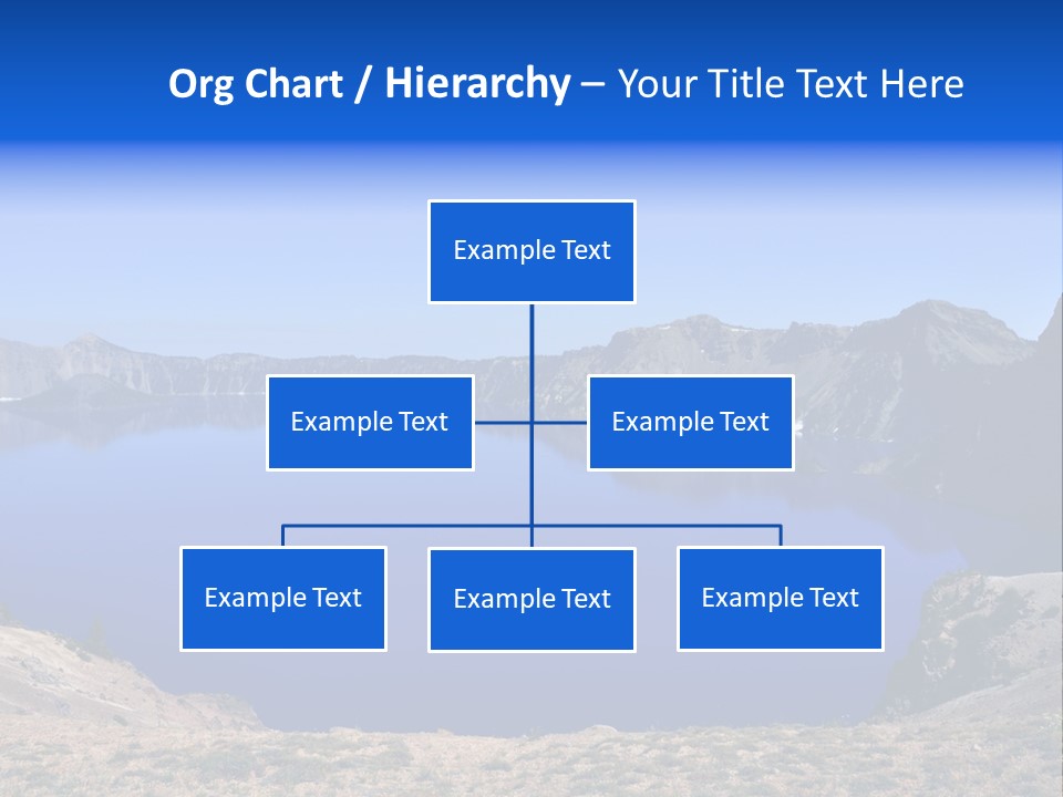 Oregon Lake Deep PowerPoint Template