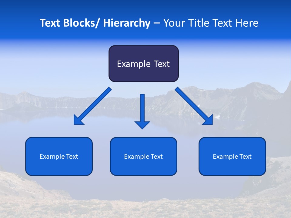 Oregon Lake Deep PowerPoint Template