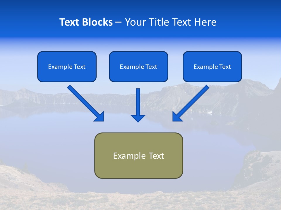 Oregon Lake Deep PowerPoint Template