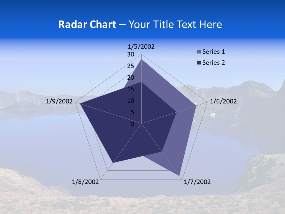 Oregon Lake Deep PowerPoint Template