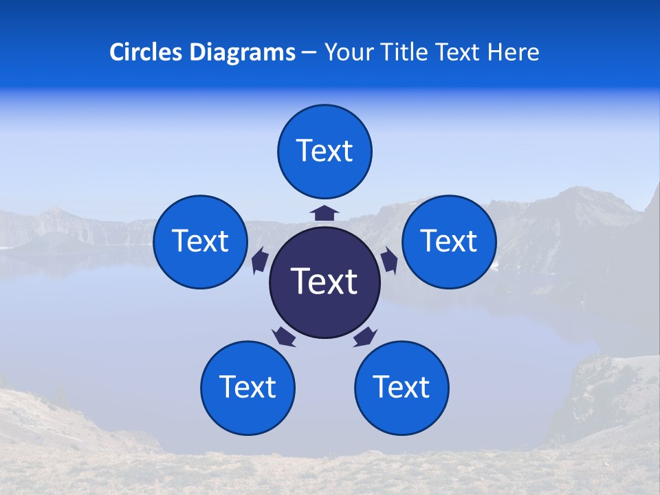 Oregon Lake Deep PowerPoint Template