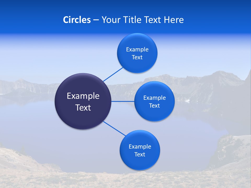 Oregon Lake Deep PowerPoint Template