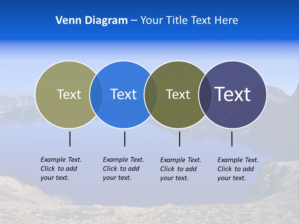 Oregon Lake Deep PowerPoint Template