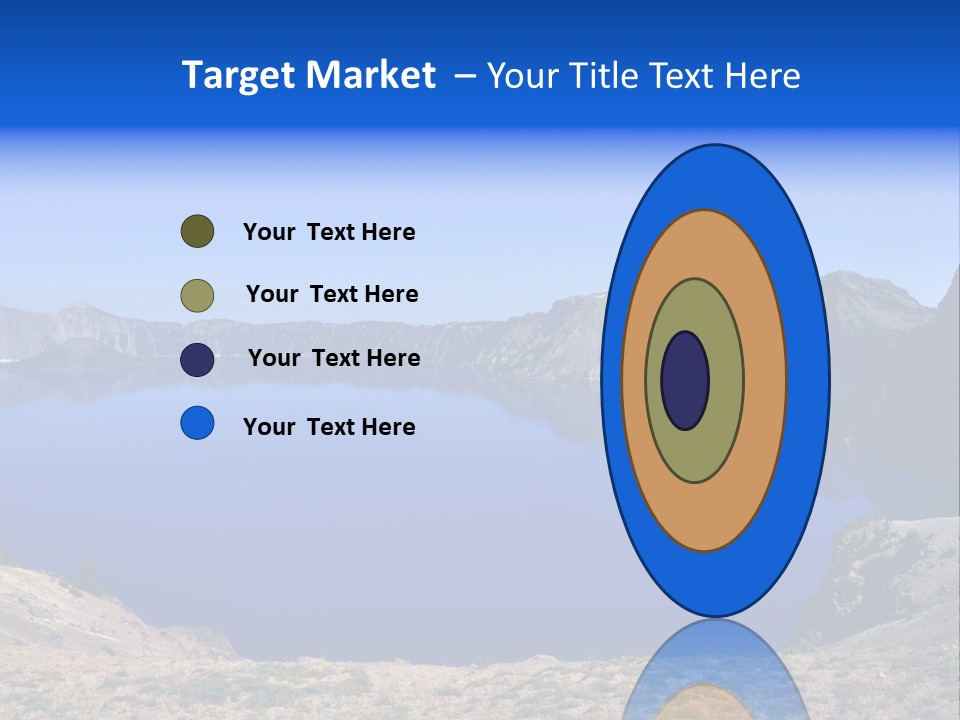 Oregon Lake Deep PowerPoint Template