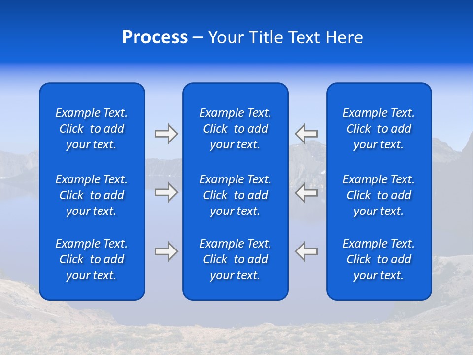 Oregon Lake Deep PowerPoint Template
