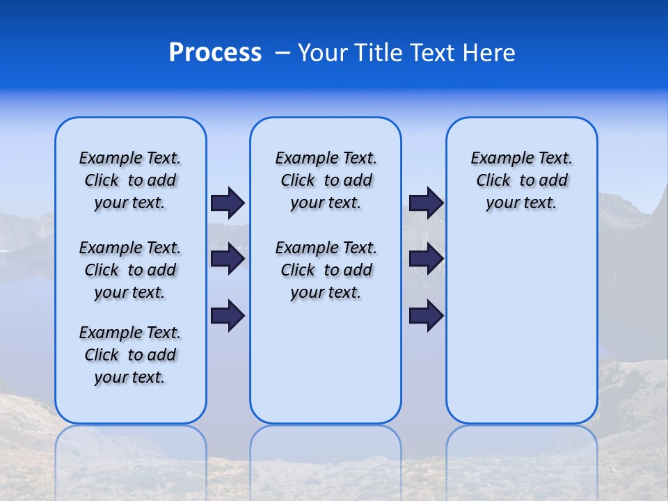 Oregon Lake Deep PowerPoint Template