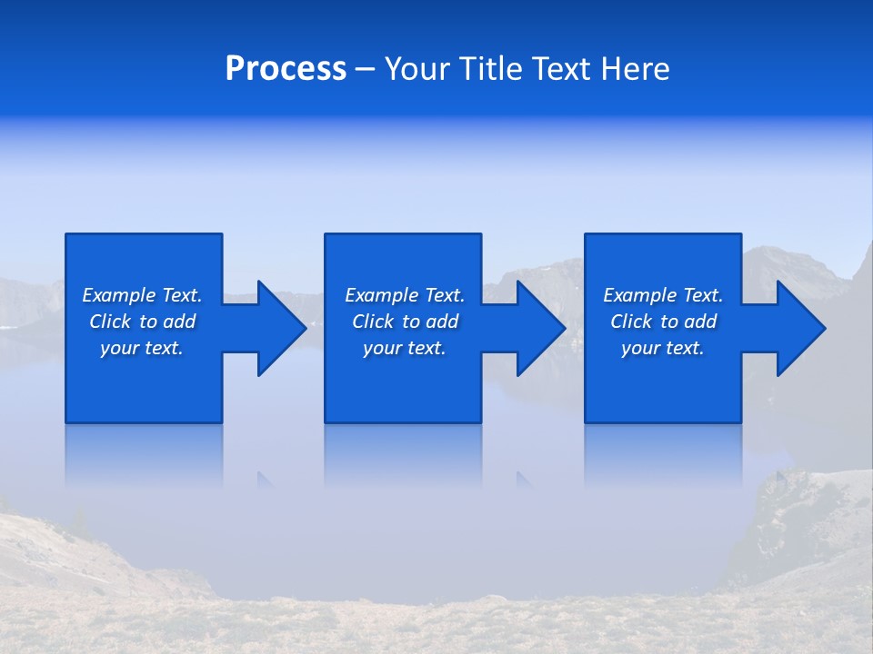 Oregon Lake Deep PowerPoint Template