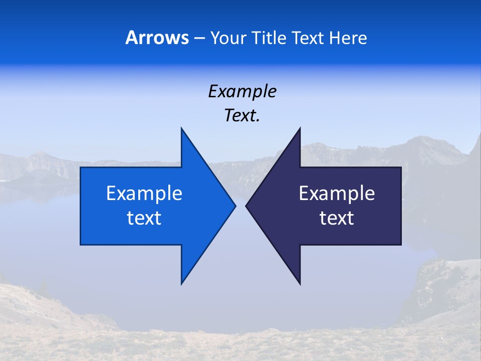 Oregon Lake Deep PowerPoint Template