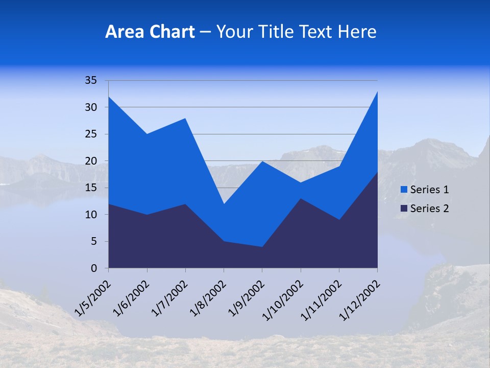 Oregon Lake Deep PowerPoint Template