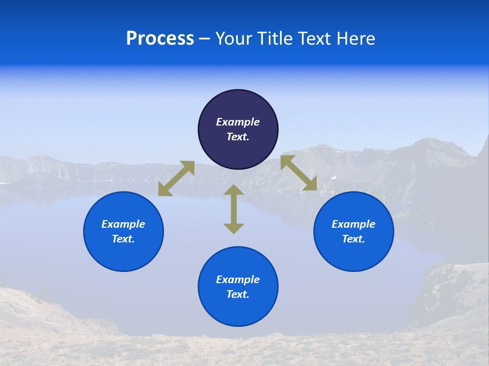 Oregon Lake Deep PowerPoint Template