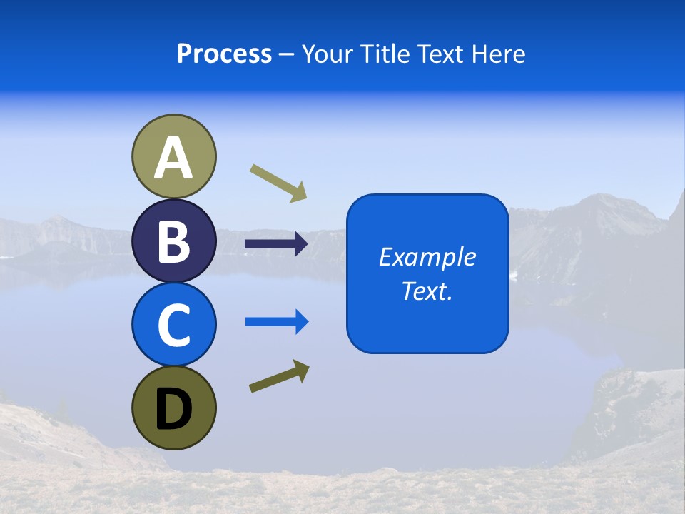 Oregon Lake Deep PowerPoint Template