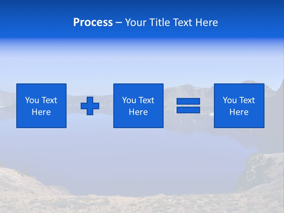 Oregon Lake Deep PowerPoint Template